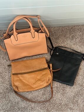 Bundle of 3 purses. (1) London Fog (2) Margot leather